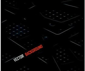 Black metal layered background vector 01