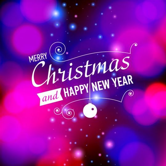 Blurs christmas template vectors 01 free download