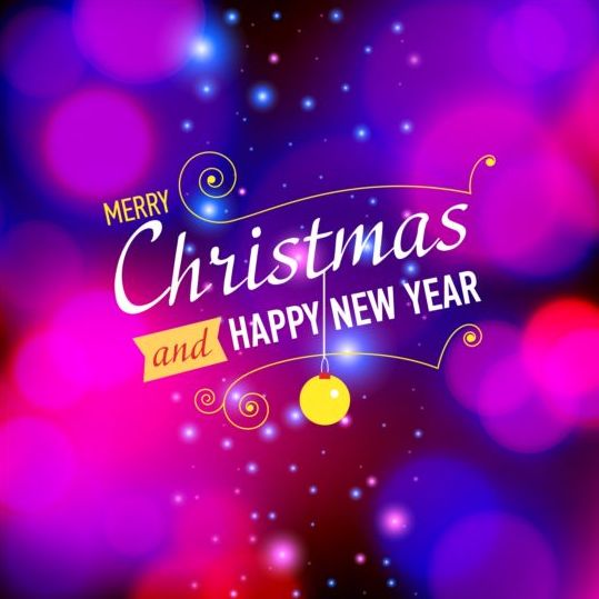 Blurs christmas template vectors 02 free download