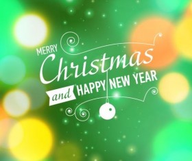 Blurs christmas template vectors 03