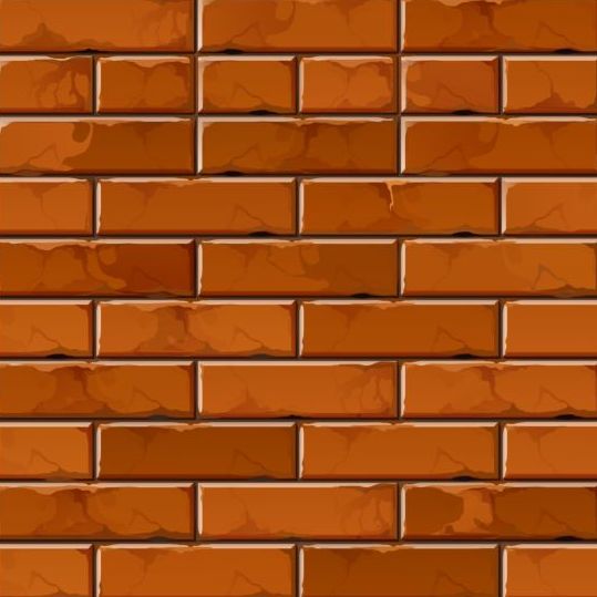 Brick wall seamless patterns vector 01