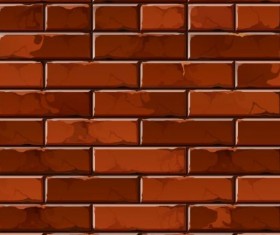 Brick wall seamless patterns vector 02