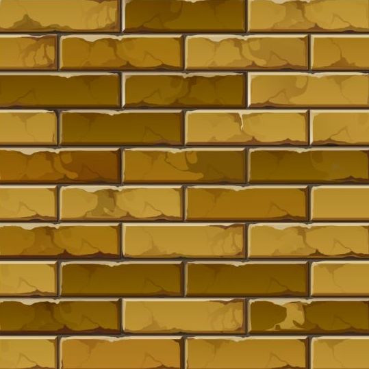 Brick wall seamless patterns vector 04