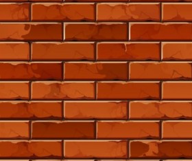 Brick wall seamless patterns vector 06