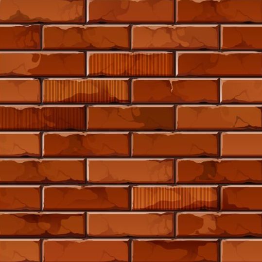 Brick wall seamless patterns vector 09