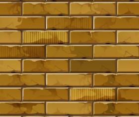 Brick wall seamless patterns vector 10