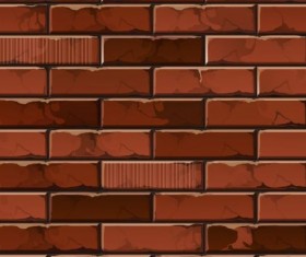 Brick wall seamless patterns vector 13