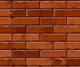 Brick wall seamless patterns vector 14