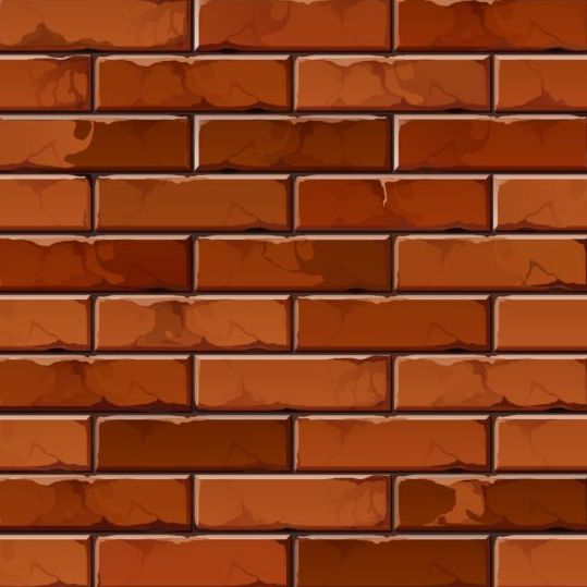 Brick wall seamless patterns vector 14