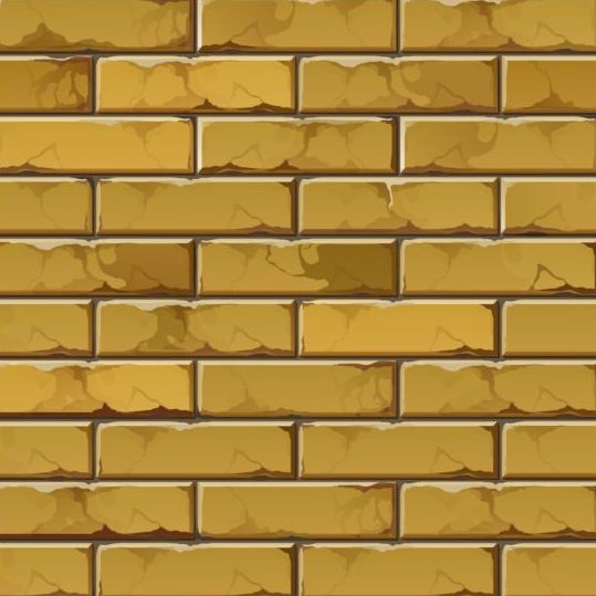 Brick wall seamless patterns vector 15