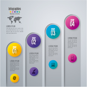 Business Infographic creative design 4545