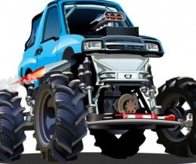 Cartoon sport utility vehicle vector 06