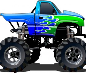 Cartoon sport utility vehicle vector 06 free download