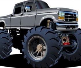 Cartoon sport utility vehicle vector 14