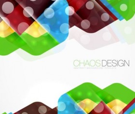 Chaos abstract background template vector 03