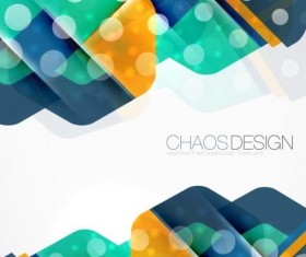 Chaos abstract background template vector 06