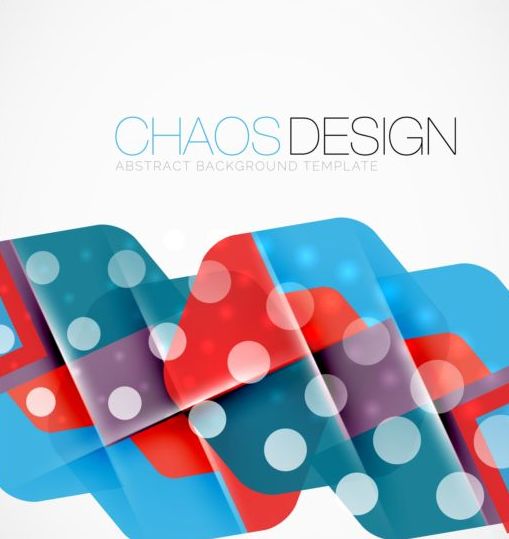 Chaos abstract background template vector 07