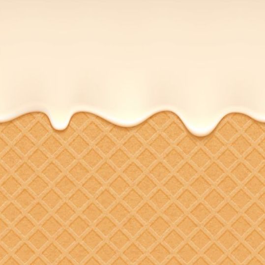 Chocolate drop with waffles background vector 01