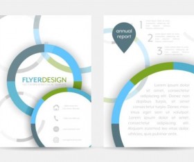 Circular flyer cover creative vector 02