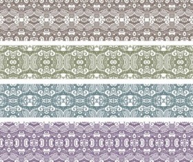 Classical style borders decor vector 01