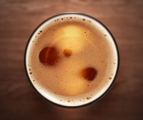 Coffee with blurs background vector 03