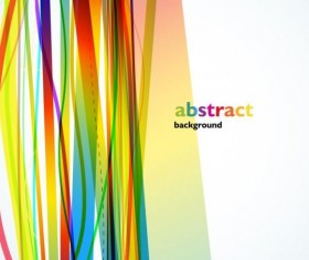 Colored tapes abstract background vector 01