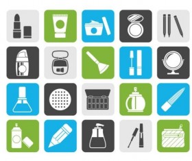 Cosmetic icons set