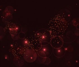 Dark red halation background vector
