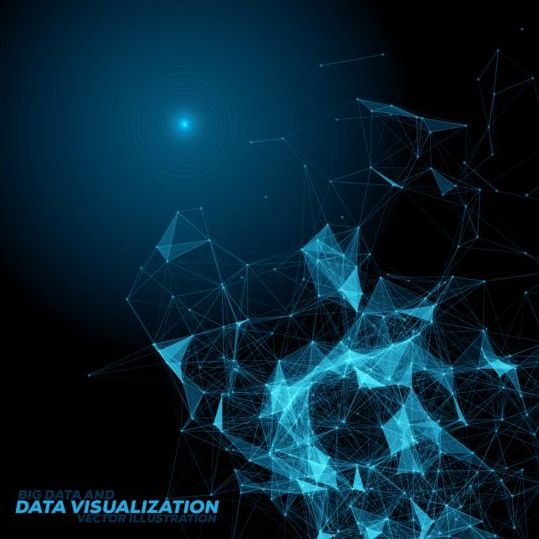 Data visualization background vector illustration 03