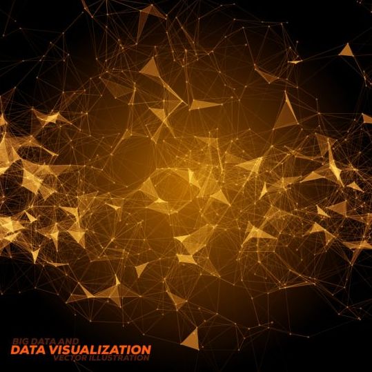 Data visualization background vector illustration 07
