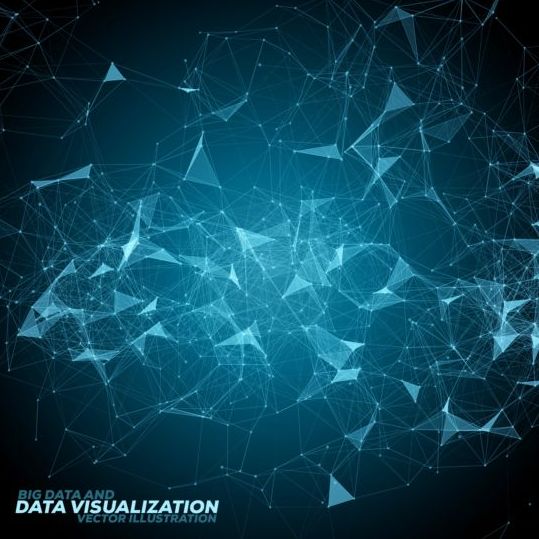 Data visualization background vector illustration 08