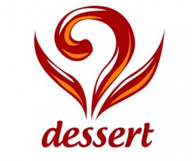 Dessert and pastries vector logo