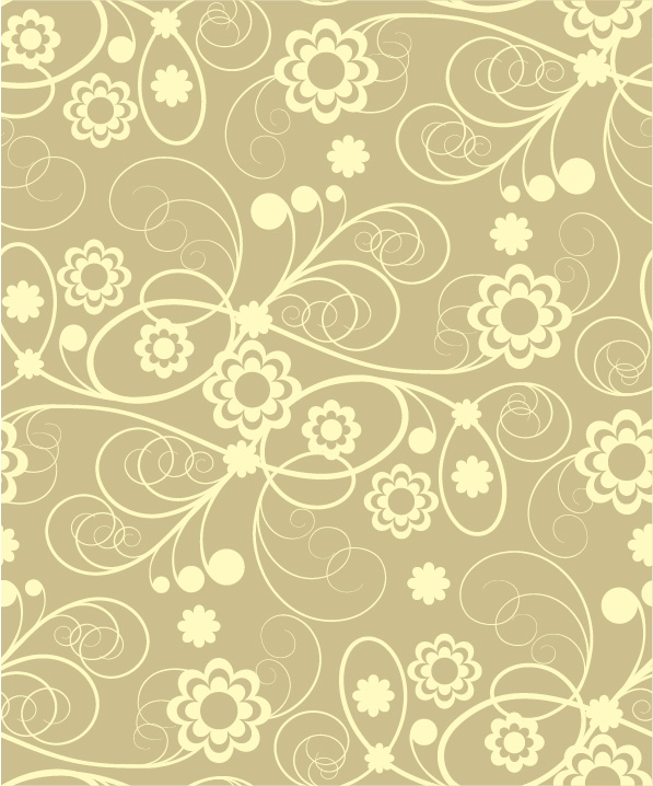Elegant floral design vector pattern 01