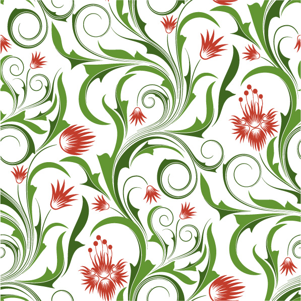 Elegant floral design vector pattern 03