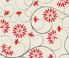 Elegant floral design vector pattern 07