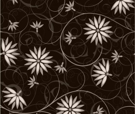 Elegant floral design vector pattern 08