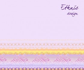 Ethnic ornamental hand drawn background vector 09