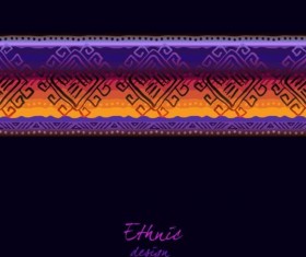 Ethnic ornamental hand drawn background vector 11