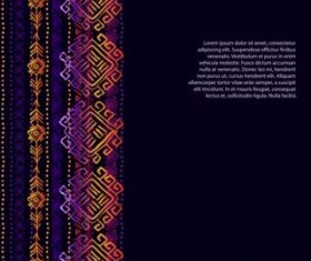 Ethnic ornamental hand drawn background vector 13