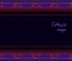 Ethnic ornamental hand drawn background vector 14