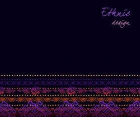 Ethnic ornamental hand drawn background vector 17