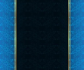 Floral decor with luxury background vector material 02