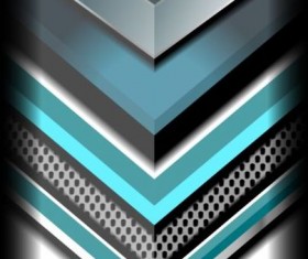 Geometric metal abstract background vector material