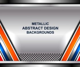 Geometric steel background art vector