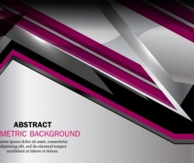 Geometric violet background vector