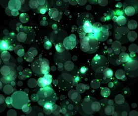 Green halation with blurs background vector