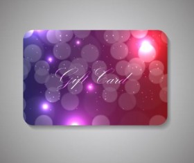 Halation gift card vectors material