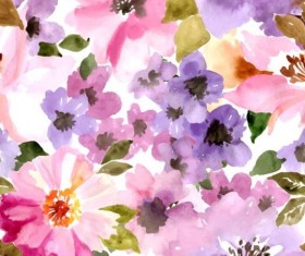 Hand drawn flower vector seamless pattern 08