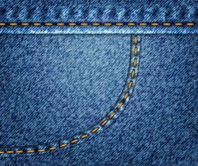 Jeans fabric background vector 01