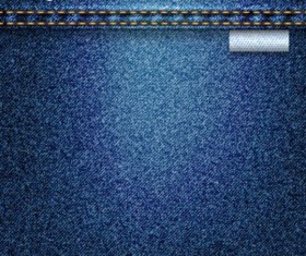 Jeans fabric background vector 03